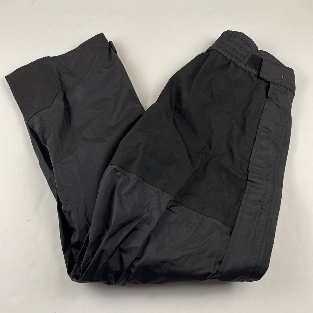 Solstice Microshed Snow Rain Pants Men's M Full-Zip Legs Waterproof Black